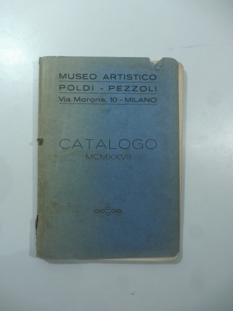 Museo artistico Poldi-Pezzoli... Catalogo